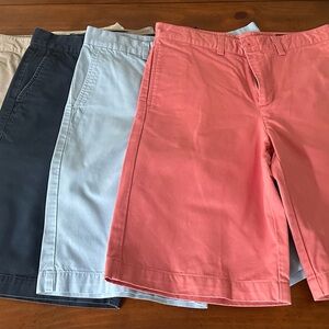 Vineyard Vines Boys Golf Shorts - Coral, Light Blue, Navy, Tan, and Khaki